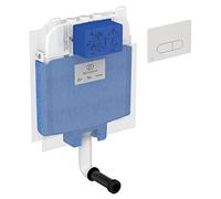 Ideal Standard T4931AC Prosys 80 cisterna empotrada para inodoro de suelo + placa mecánica Oleas M1 Blanca