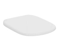 Ideal Standard Tesi asiento de WC envolvente, diseño en D - Blanco (Alpin) | Asiento de inodoro extraíble con cierre suave (Softclose) y bisagras de acero inoxidable robustas, T352901