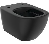 Ideal Standard Tesi taza de inodoro suspendido sin reborde negro semimate T4932V3