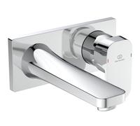Ideal Standard Tonic II mezclador empotrado de pared para lavabo, 180mm de proyección, cromo, A6334AA