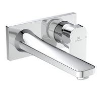 Ideal Standard Tonic II mezclador empotrado de pared para lavabo, proyección 225mm, cromo, A6335AA