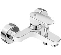 Ideal Standard Tyria grifo de bañera y ducha a pared cromo-blanco BC157HO