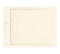Ideal Standard - Ultra Flat S i.life, Plato de ducha rectangular 120 x 80 cm, de resina, desagüe lateral corto, acabado mate efecto piedra, arena