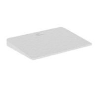 Ideal Standard - Ultra Flat S i.Life, Tapa para Lavabo en Acabado para Plato de Ducha, tapón para desagüe de Ducha Original, Color Blanco