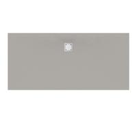 Ideal Standard Ultra Flat S plato de ducha rectangular 1700x700x30mm, desagüe en el lado largo, K8281FS, Color: gris cuarzo