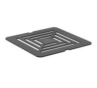 Ideal Standard - Ultra Flat S+, rejilla de desagüe para plato de ducha, acero inoxidable, negro