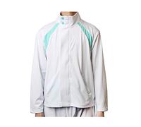 IDEALcos Haikyuu - Chaqueta deportiva para adulto, para cosplay, Karasuno High School Volleyball Club Uniform Aoba Johsai blanco. L