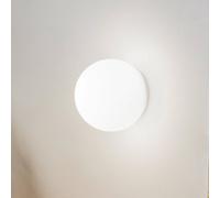 Ideallux Aplique de pared Ideal Lux Mapa, Ø 20 cm, E27, blanco, cristal, esférico True