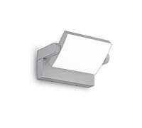 Ideallux Aplique LED para exterior Ideal Lux Swipe, gris, IP54, 3000 K True