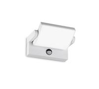 Ideallux Aplique LED para exterior Ideal Lux Swipe Sensor, blanco, IP54 True