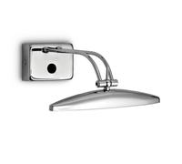 Ideallux Aplique Mirror-20, cromo, 25 cm
