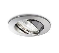 Ideallux Foco empotrado Swing redondo GU10 giratorio, cromo