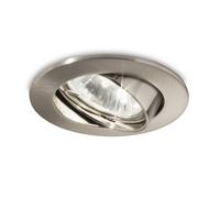 Ideallux Foco empotrado Swing redondo GU10 giratorio níquel