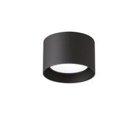 Ideallux Ideal Lux downlight Pincho redondo, negro, aluminio, Ø 10 cm