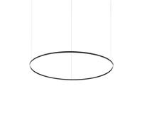 Ideallux Ideal Lux Lámpara colgante LED Oracle Slim negra 3.000K Ø 150 cm True