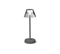 Ideallux Ideal Lux Lolita lámpara LED terraza batería, gris True