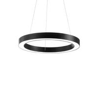 Ideallux Lámpara colgante LED Ideal Lux Oracle, Ø 60 cm, negro, 3000 K