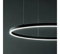 Ideallux Lámpara colgante LED Ideal Lux Oracle Slim Ø 70 cm blanco 3000 K