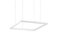 Ideallux Lámpara colgante LED Ideal Lux Oracle Slim 50 x 50 cm blanco 3000 K