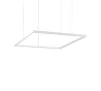 Ideallux Lámpara colgante LED Ideal Lux Oracle Slim 70 x 70 cm blanco 3000 K