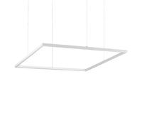 Ideallux Lámpara colgante LED Ideal Lux Oracle Slim 90 x 90 cm blanco 3000 K
