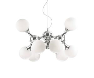 Ideallux Lámpara colgante Nodi Bianco Ø 80 cm