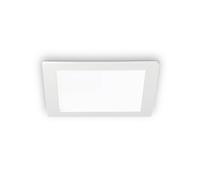 Ideallux Lámpara de techo LED empotrable Groove cuadrada 11,8x11,8 cm True