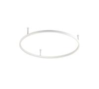 Ideallux Lámpara LED de techo Ideal Lux Oracle Slim Ø 70 cm, blanca, 3000 K