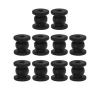 IDEANATEGRATE 10 Piezas Amortiguador de Dron, Bola Amortiguadora de Silicona Negra para Soporte de Cardán y Electrónica de Dron, Protección y Reducción de Vibraciones para Mapeo y Terrenos