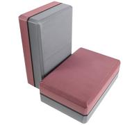 IDEANATEGRATE 2 Piezas Bloques de Yoga de Espuma Eva con Superficie Antideslizante y Bordes Biselados, Ideales para Principiantes en Entrenamiento de Yoga y Gimnasio