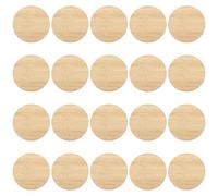 IDEANATEGRATE 20 Piezas de Círculos sin Terminar para Manualidades Creativas, Fichas Redondas Prácticas, Ideales para Pintura y Decoración Estilo Occidental
