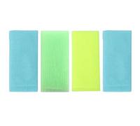 IDEANATEGRATE 4 Paños Exfoliantes para Baño de Nailon, Suaves y Duraderos, para Eliminar Piel Muerta, Depurador Corporal Multiuso en Colores Mixtos, Ideales para Ducha y Cuidado Color Aleatorio