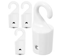 IDEANATEGRATE 4piezas Gancho de Reemplazo para Varita Ciega Gancho de Resistente para Persiana Vertical Fácil Instalación Accesorios para Cortinas