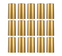 IDEANATEGRATE 50 Tapones Retráctiles Dorados para Sellar Botellas de Vino, Película de Pvc Resistente para Tiendas de Vino y Bares