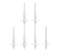 IDEANATEGRATE 6 Bobinadoras de Hilo de Plástico Blanco para Máquina de Coser Diseño Compacto y Reemplazable, Accesorio Adecuado para Bobinado Profesional en Costura