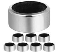 IDEANATEGRATE Anillos Antigoteo para Botellas de Vino 8 Piezas Acero Inoxidable Brillo, Tapón de Goteo del Collar para Evitar Derrames, Accesorios para Bar y Uso en Fiestas al Aire Libre