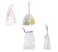 IDEANATEGRATE Bolsa de Jabón Sólida Duradera y Segura para Limpieza Facial Espumante Práctica para Baño Adecuada para Hombres y Mujeres Textura Cómoda para Tipo de Piel Color Color Aleatorio