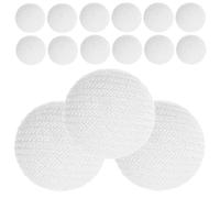 IDEANATEGRATE Botones de Satén Blancos para Coser, 15 Unidades de 10 Mm, Redondos y Cubiertos, Ideales para Vestidos de Novia, Camisas y Trajes de Esmoquin, Accesorios DIY para Costura Creativa