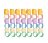 IDEANATEGRATE Cadena de Papel de Colores para Adornos de Aula y Hogar, 300 Piezas, Material Papel, Amigable Mantiene Forma Enlazada