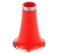 IDEANATEGRATE Campana de Clarinete Roja de Plástico Fácil de Transportar y Aprender para Principiantes Amplia Variedad de Ocasiones Musicales