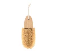 IDEANATEGRATE Cepillo para Wok Multifunción Marrón de Fibra Natural y Madera de Caucho Resistente al Calor para Limpieza Práctica de Ollas en Cocina Doméstica