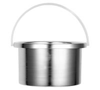 IDEANATEGRATE Crisol de Aluminio para Derretir Cera 500 Ml, Recipiente Metálico de Repuesto para Máquina Calentadora de Cera, Bandeja Resistente a Altas Temperaturas para Depilación Profesional