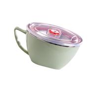 IDEANATEGRATE Fiambrera Térmica de Acero Inoxidable con Asa y Tapa Hermética, Recipiente para Sopa Resistente al Calor y Aislamiento para Oficina y Viajes
