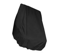 IDEANATEGRATE Funda para Asiento de Yate de Exterior en Tela Oxford 210d Negra, Protector Fácil de Instalar para Fundas de Silla de Capitán y Pontón