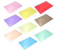 IDEANATEGRATE Geles de Color Láminas de Geles para Iluminación PVC Translúcido 9 Piezas, Grosor Uniforme y Ligeras, para Fotografía y Escenario