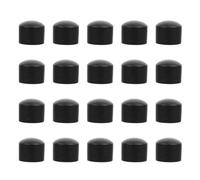 IDEANATEGRATE Gorras Diseño Simple y Elegante de Máquina de Fútbol Negro de Plástico 20 Piezas Ligeras y Cómodas para Uso Estival para Repuestos Futbolín Profesional