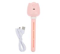 IDEANATEGRATE Humidificador Mini Portátil USB para Coche y Hogar, Humidificador de Aire Frío Rosa Capacidad 50ml/h y Material Abs, Adecuado para Ambiente de Sueño
