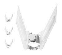 IDEANATEGRATE Juego de 4 Tenedores de Acero Inoxidable para Pollo Asado, Accesorios para Barbacoa Fáciles de Limpiar y Usar, Ideales para Parrillas y Asadores Domésticos