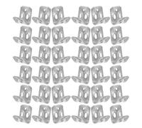 IDEANATEGRATE Kit de 100 Piezas de Clips de Resorte para Sofá, Diseño de Goma Suave y Fijación Segura, Conectores Seccionales para Reparación de Muebles y Sofás Cama