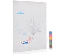 IDEANATEGRATE Libro de Firmas de Boda Lienzo de Fibra Química y Diseño Único para Crear Ambiente en Bridal Shower y Capturar Recuerdos Inolvidables
